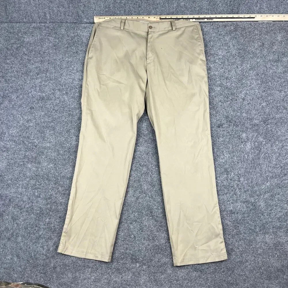 Nike Golf Pants Mens Size 36x32 Khaki Dri-Fit Performance Stretch‎ Casual